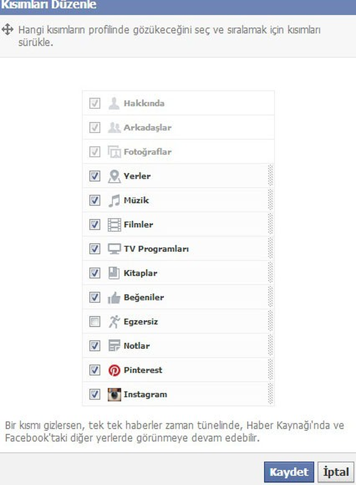 Facebook Profilleri Güncellendi