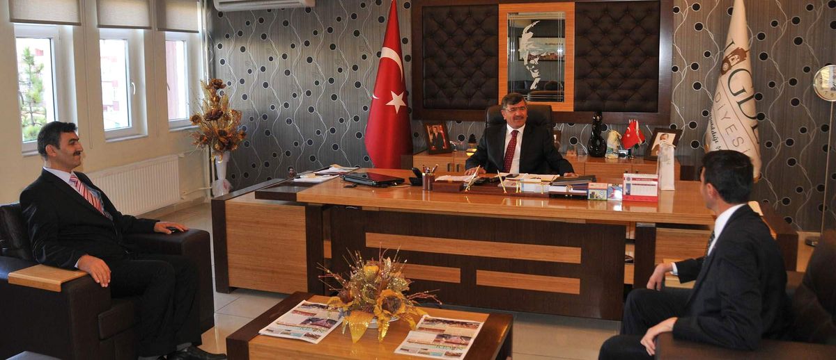 Sendika Başkanlarından Belediye Başkanı Faruk Akdoğan\'a Ziyaret