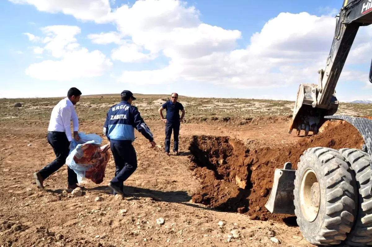 Erciş\'te 230 Kilo Kaçak Et Ele Geçirildi