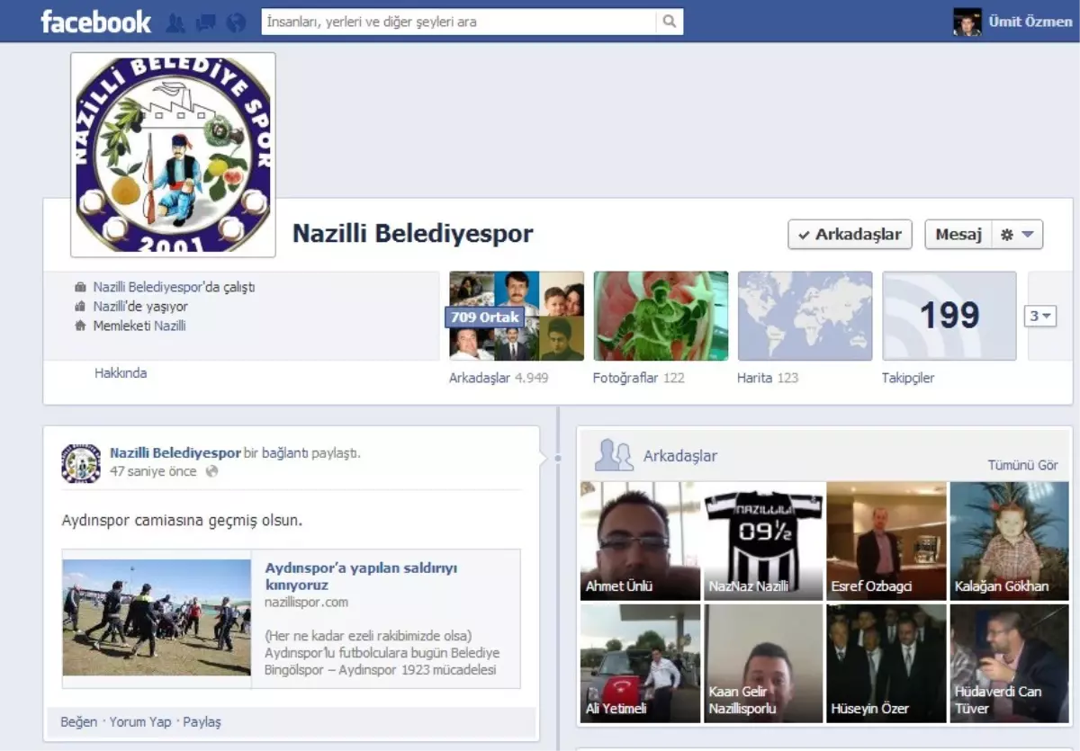 Nazilli Taraftarından Aydınspor 1923'e Destek