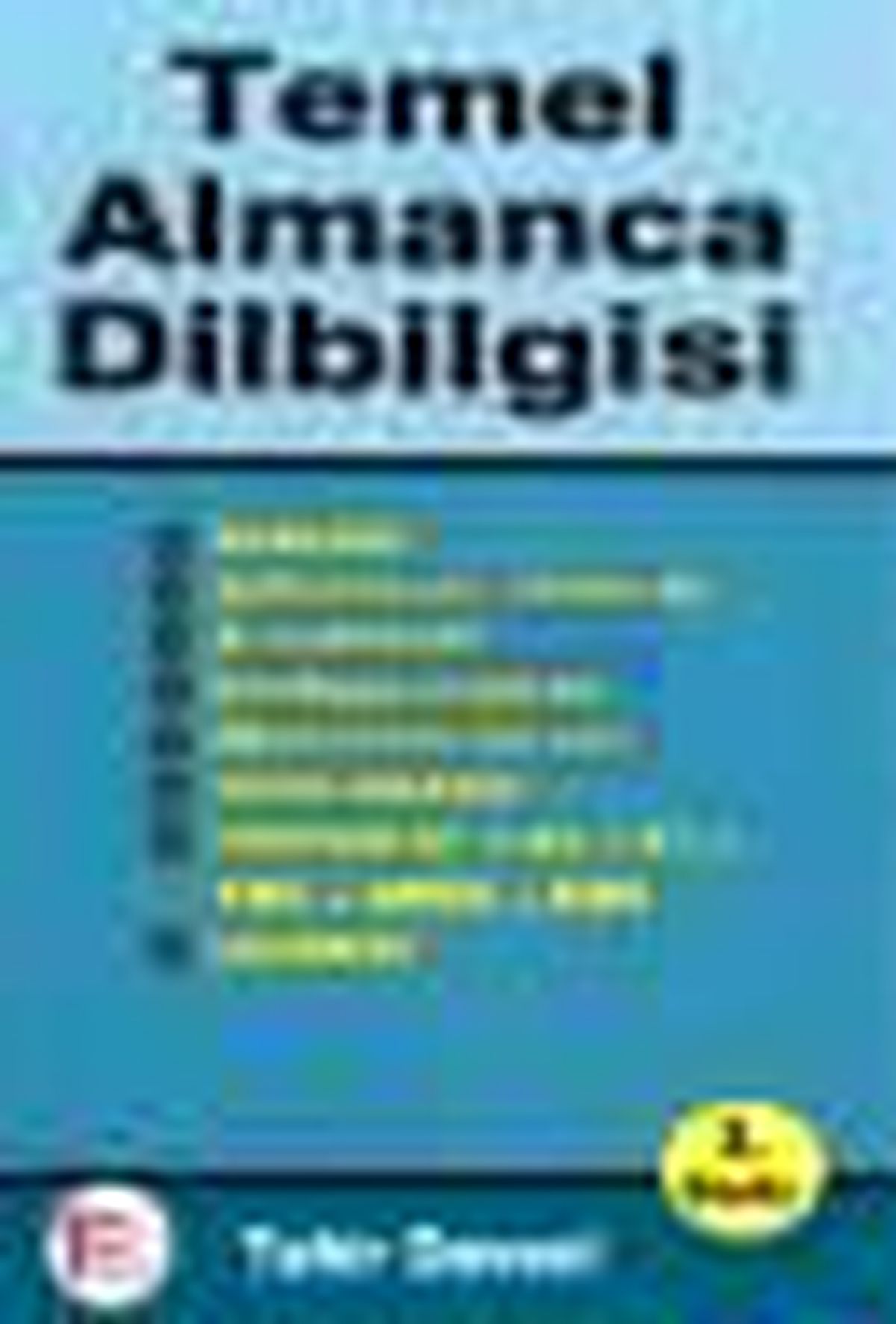 Temel Almanca Dilbilgisi Kitabı