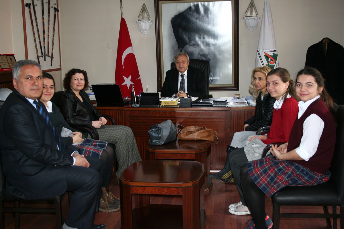 Çevreci Öğrencilerden Başkan Semerci\'ye Ziyaret