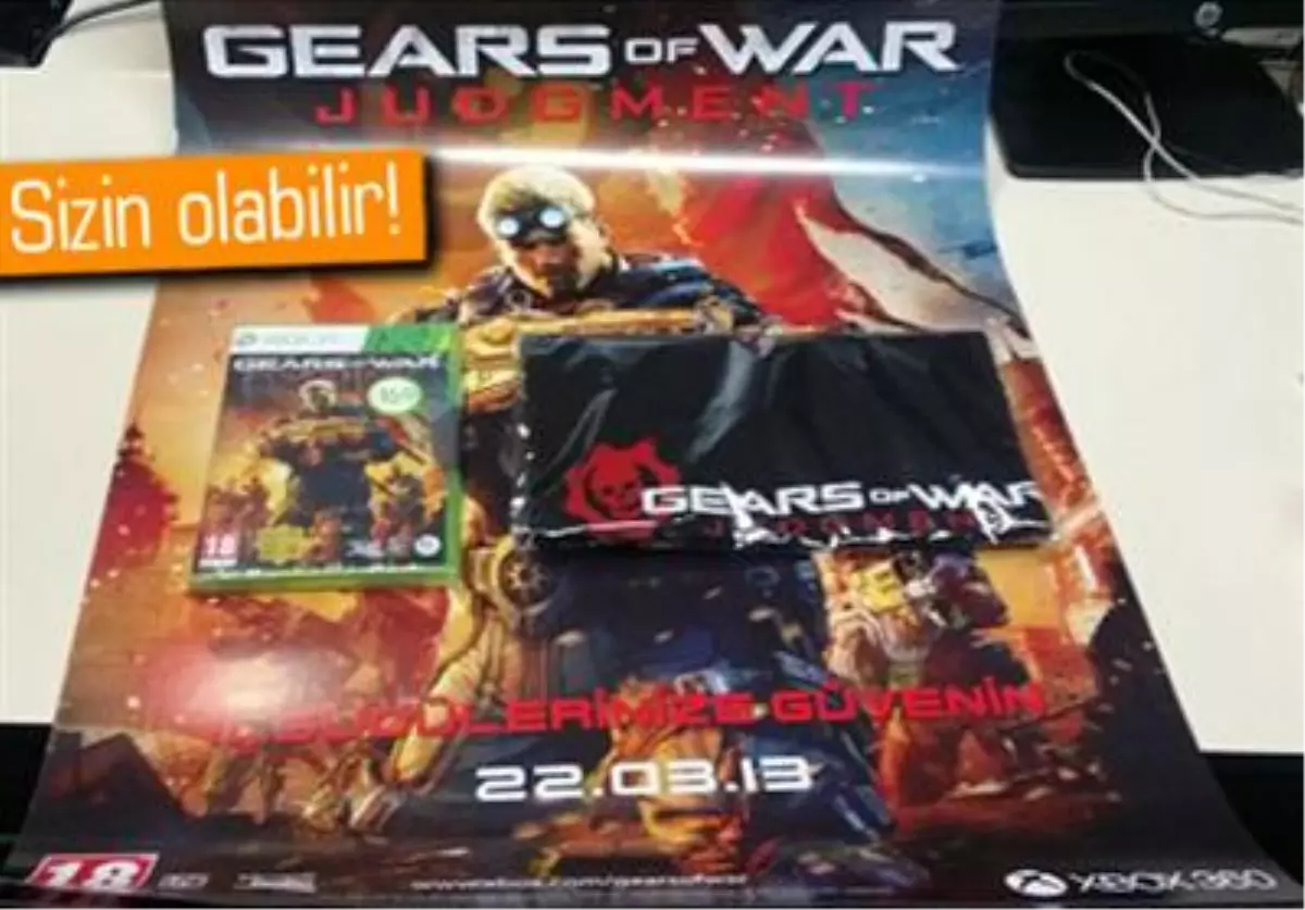 Gears Of War Judgment Oyunu, Posteri ve T-shirt\'ü Kazanmak İster Misiniz?