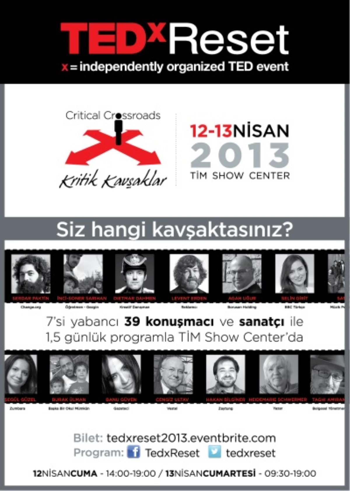 "Kritik Kavşaklar" TEDxReset 2013\'te