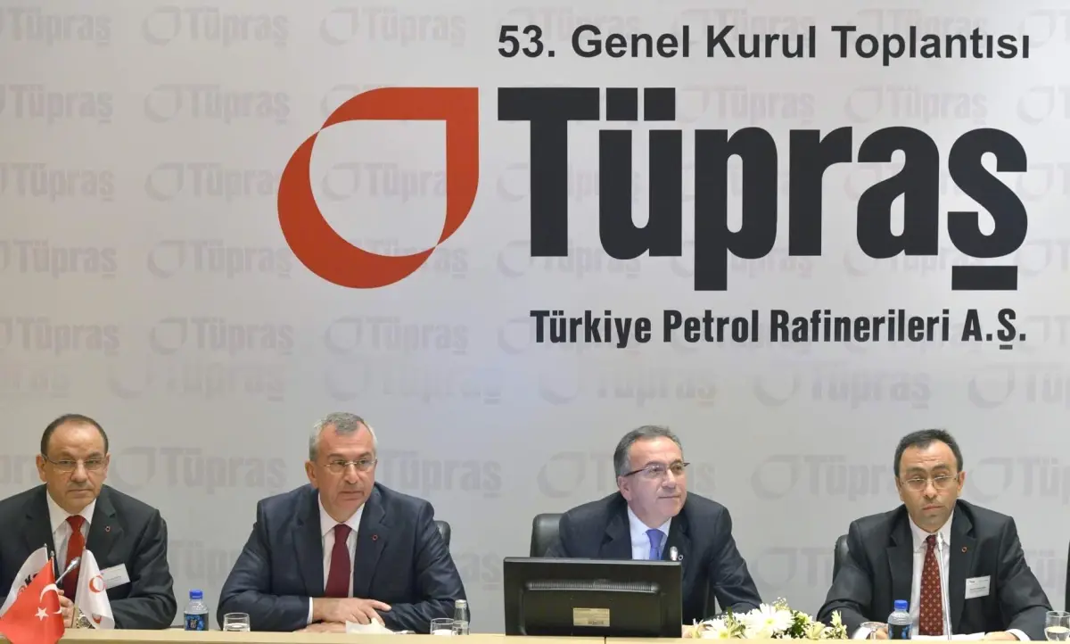 Tüpraş Hissedarlarına 964 Milyon Temettü Dağıtacak