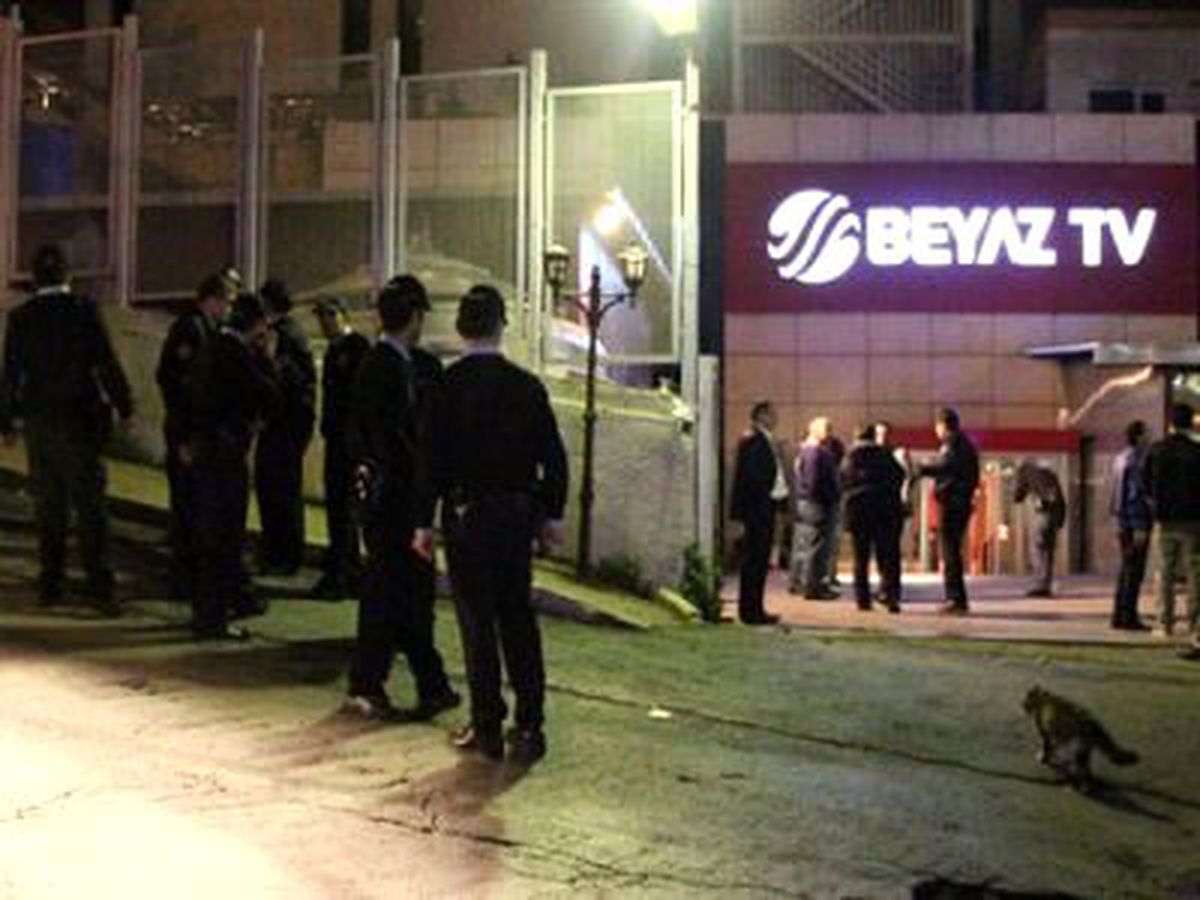 Beyaz TV\'ye Saldırı Kamerada