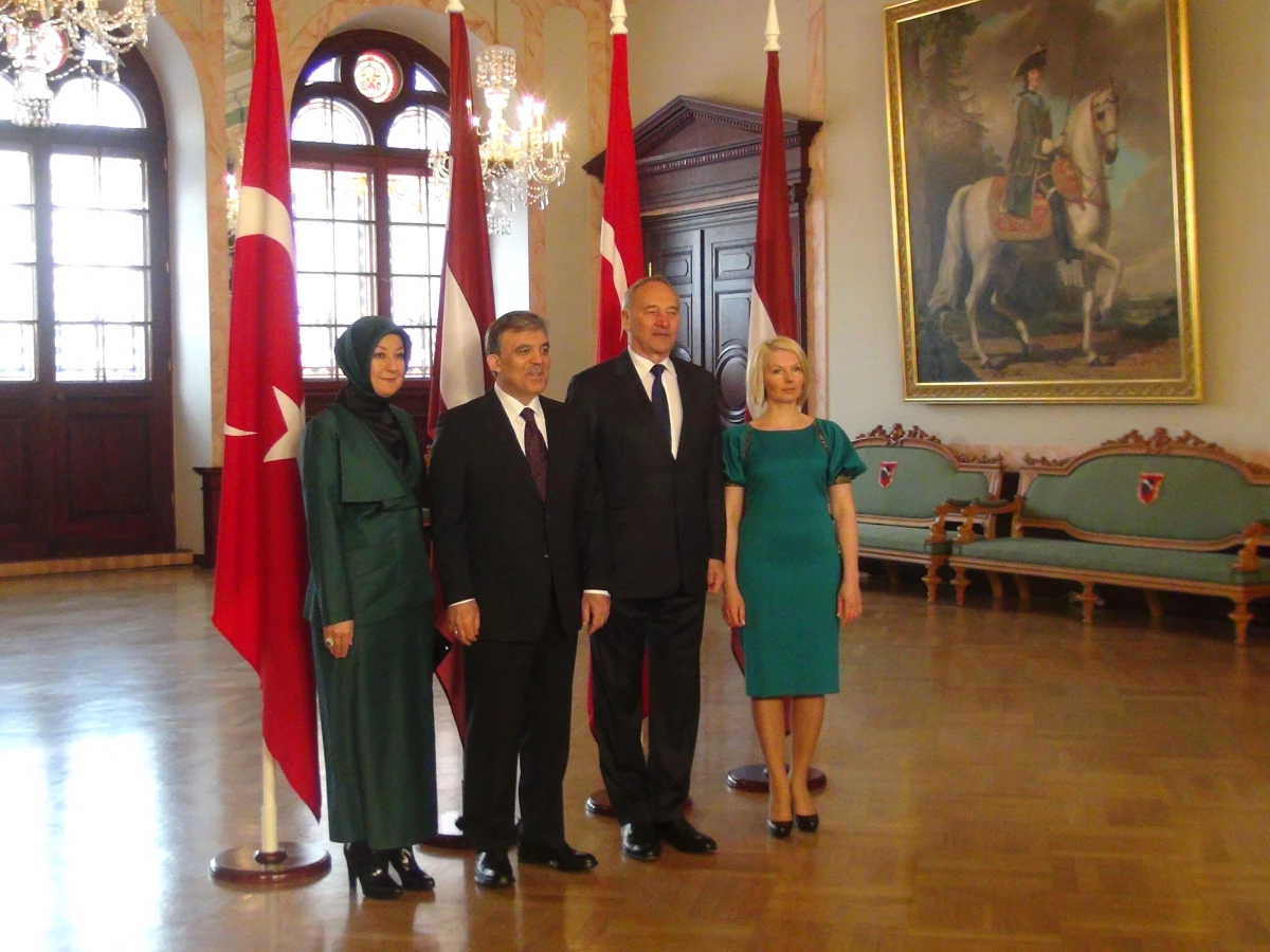 Cumhurbaşkanı Gül Letonya\'da