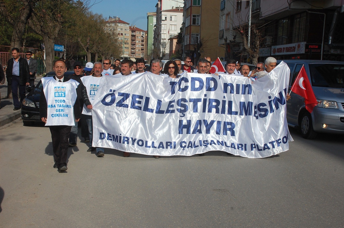 Demiryolu Ulaştırmasının Serbestleşmesi Kanun Tasarısına Tepki