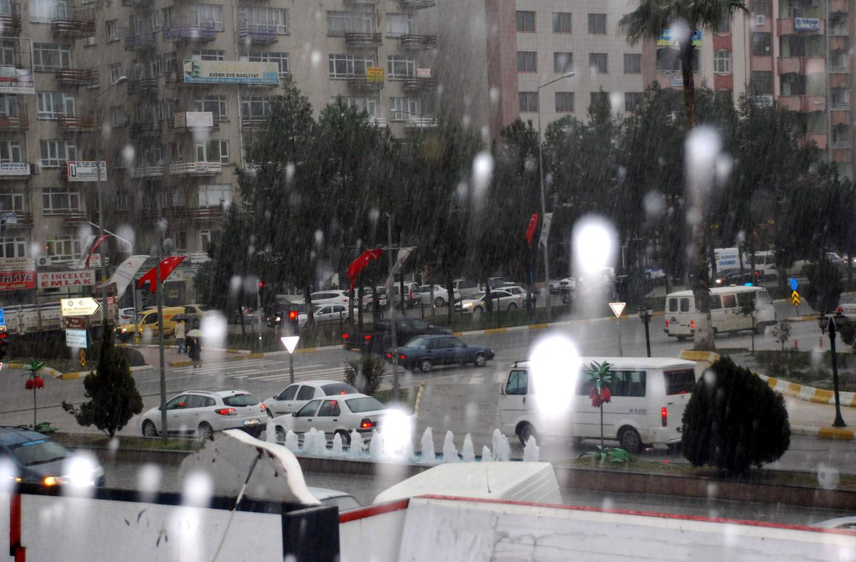 Gümüşhane\'de Dolu Yağışı