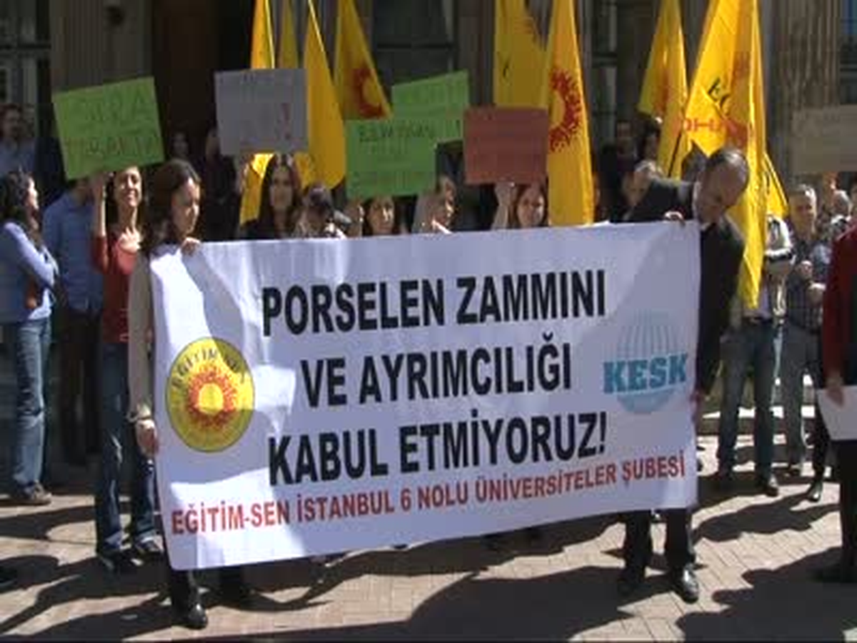 İTÜ\'de Yemek Ücretlerine Yapılan Zam Protesto Edildi