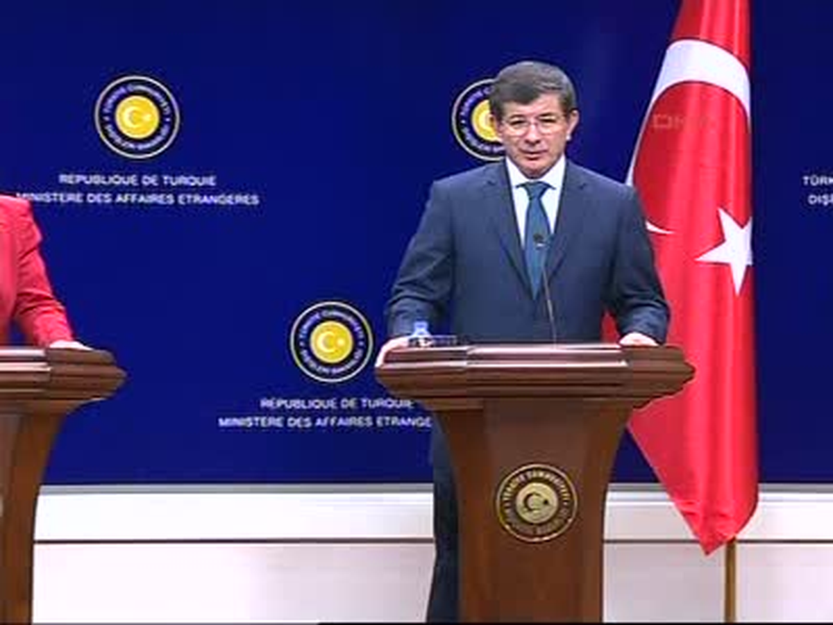 Davutoğlu.Kerry ile Ortadoğu Barış Süreciyle İlgili Atılacak Adımları Görüşeceğiz Davutoğlu.