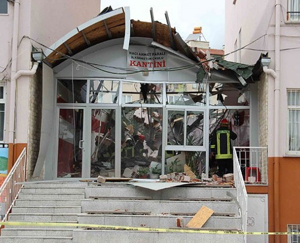 Okulun Çatısı Çöktü: 1 Ölü, 7 Yaralı