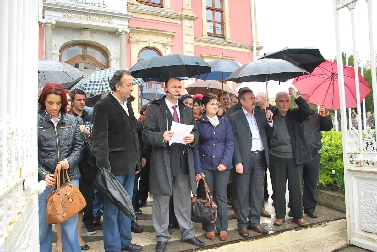 Edirne Kent Konseyi\'nden Islıklı Protesto