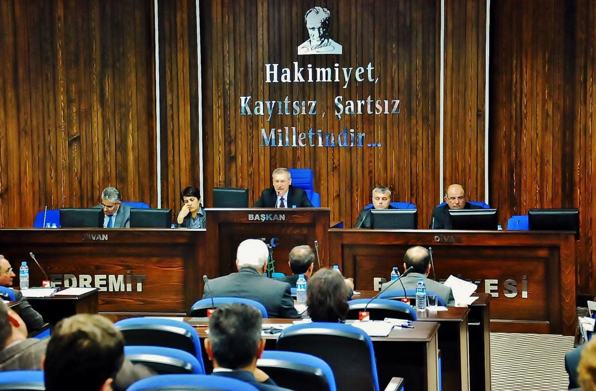 Edremit Belediye Meclisi\'nin Nisan Ayı Toplantısı