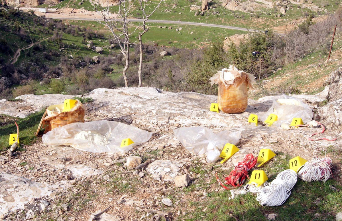 Siirt'te Patlayıcı ve Mühimmat Ele Geçirildi