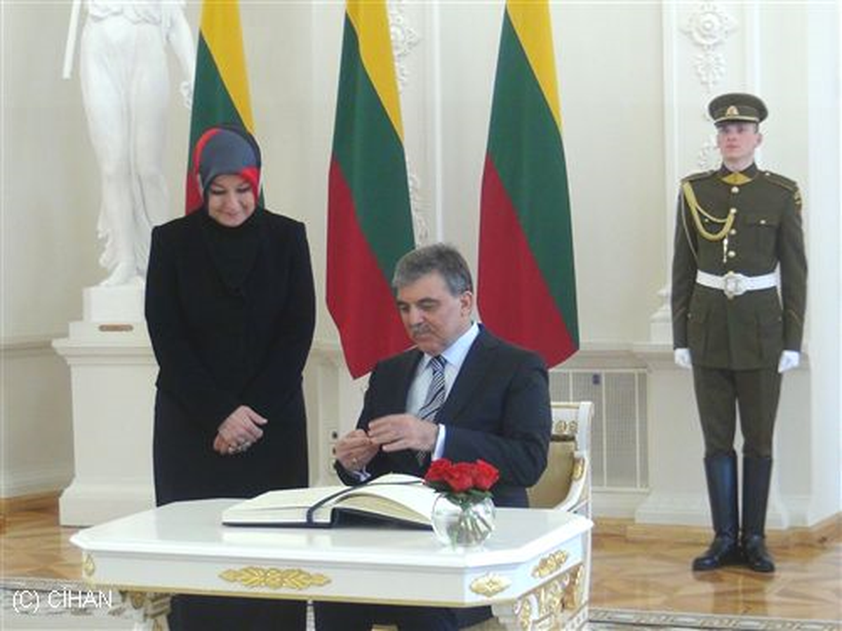 Cumhurbaşkanı Gül Litvanya\'da