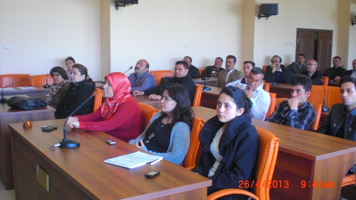İl Özel İdaresi Personeline İş Güvenliği Eğitimi Verildi