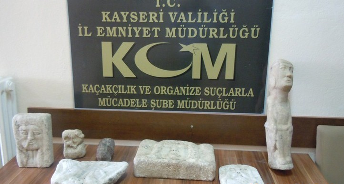 Kayseri\'de Tarihi Eser Operasyonu