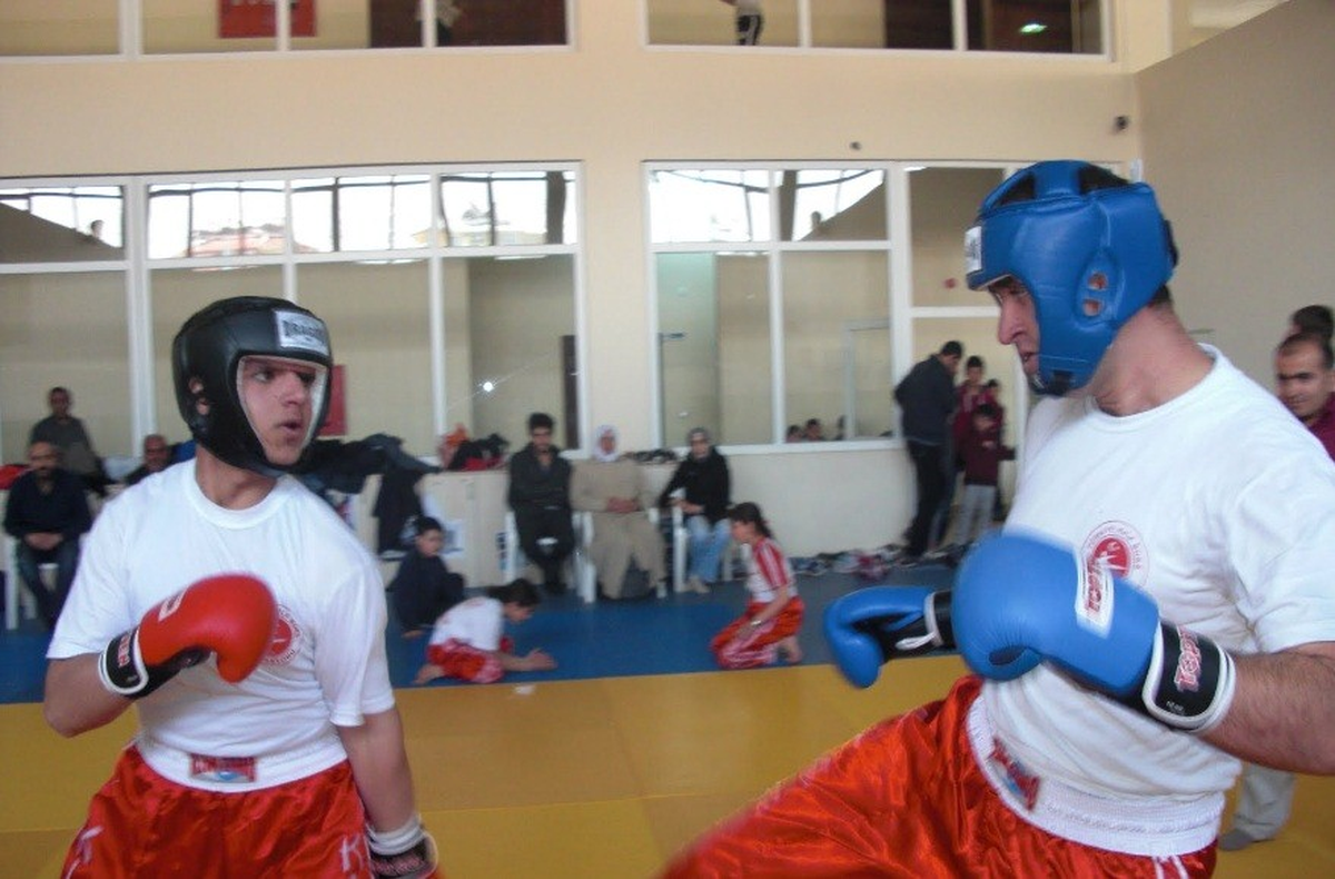 Kickboks Sarı ve Mavi Kuşak Sınavı