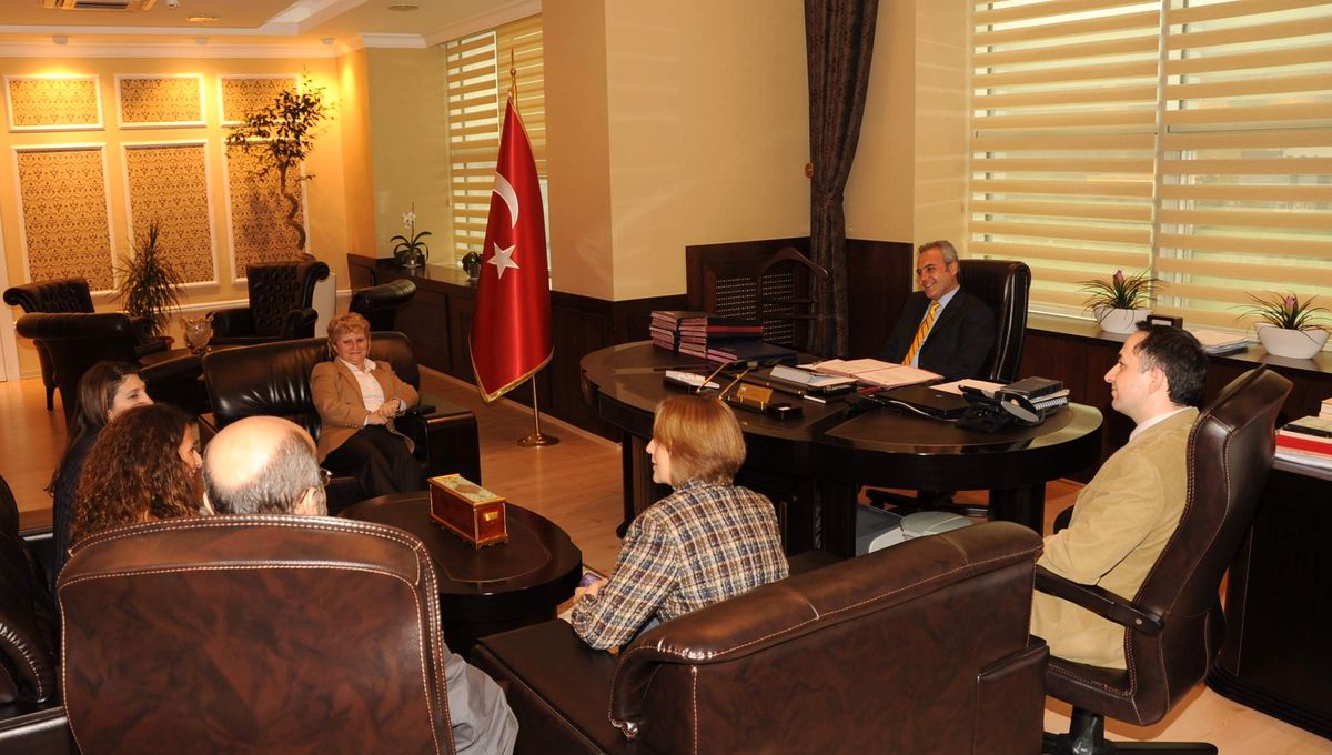 Proje Ortaklarından Rektöre Ziyaret