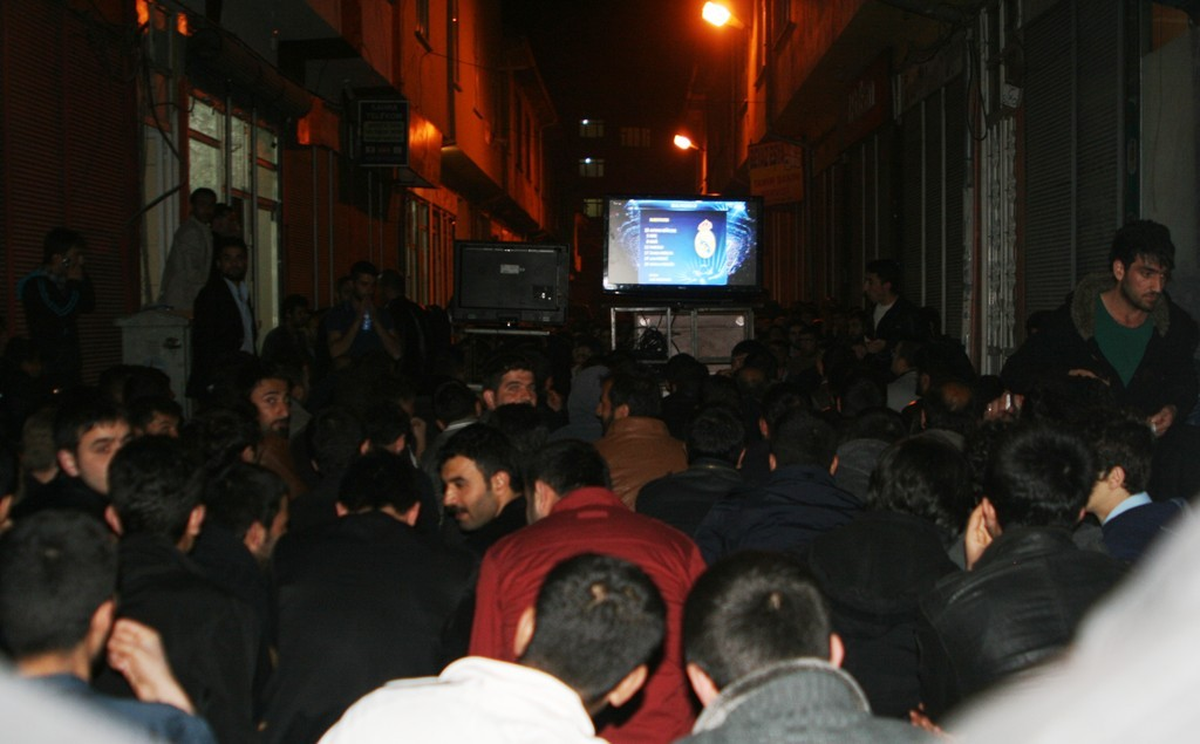 Van\'da Şampiyonlar Ligi Heyecanı