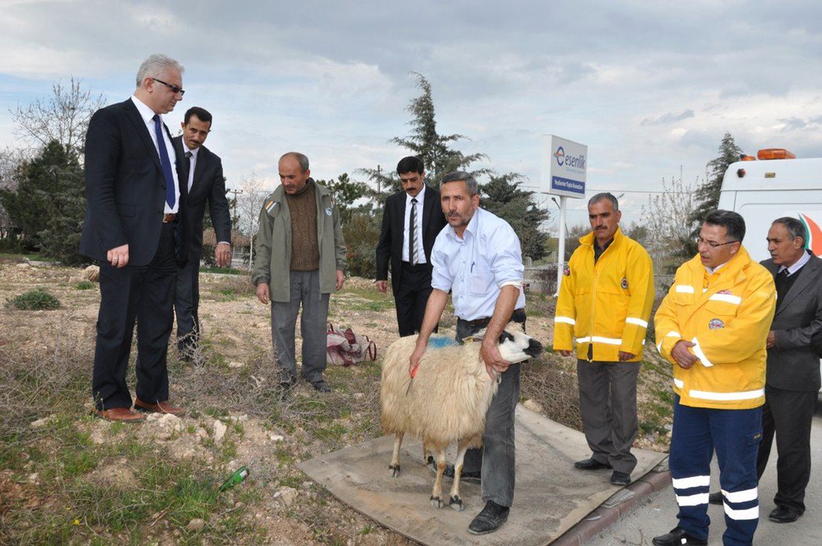 Yeni Ambulanslara Kurban Kesildi