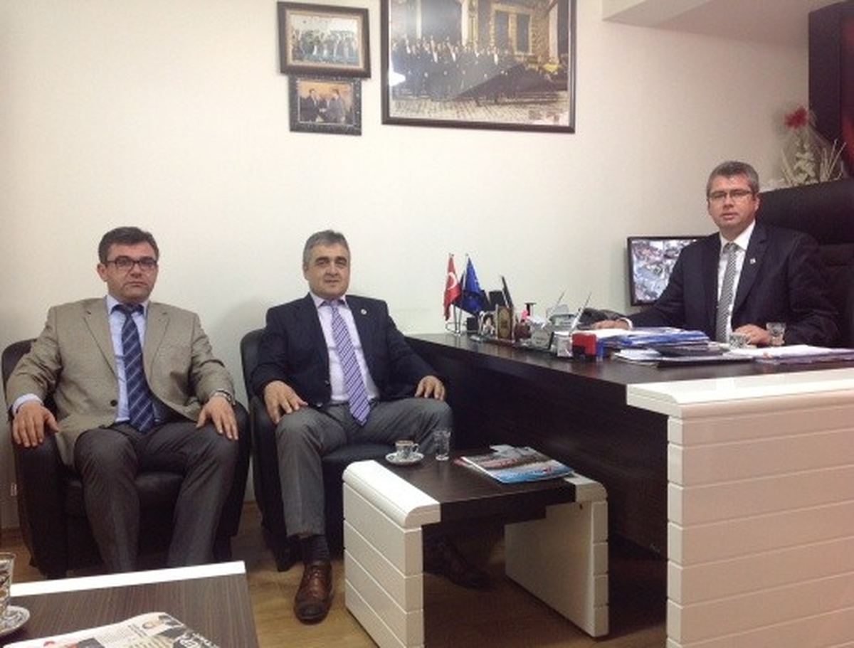 Ziraat Odası Başkanı Şaylan\'dan Kdsyb Başkanı Dermenci\'ye Ziyaret
