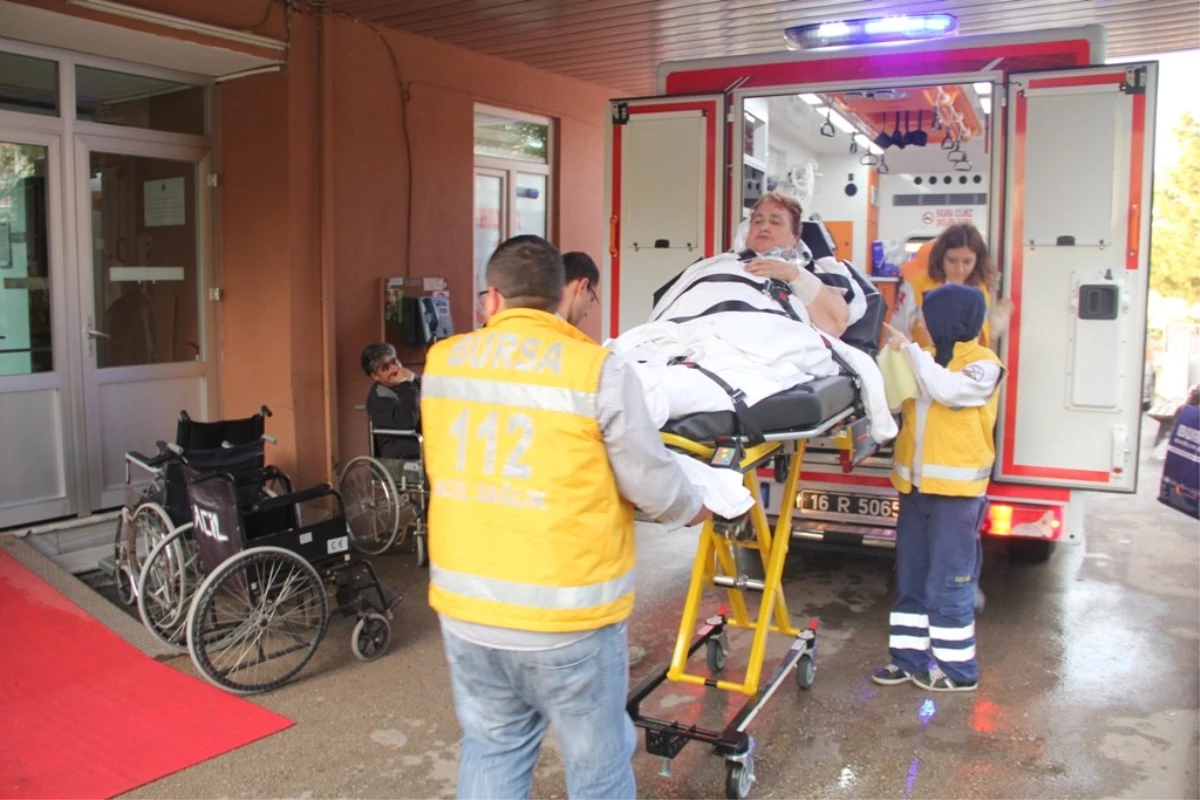 162 Kiloluk Hasta, Obez Ambulansıyla Nakledildi