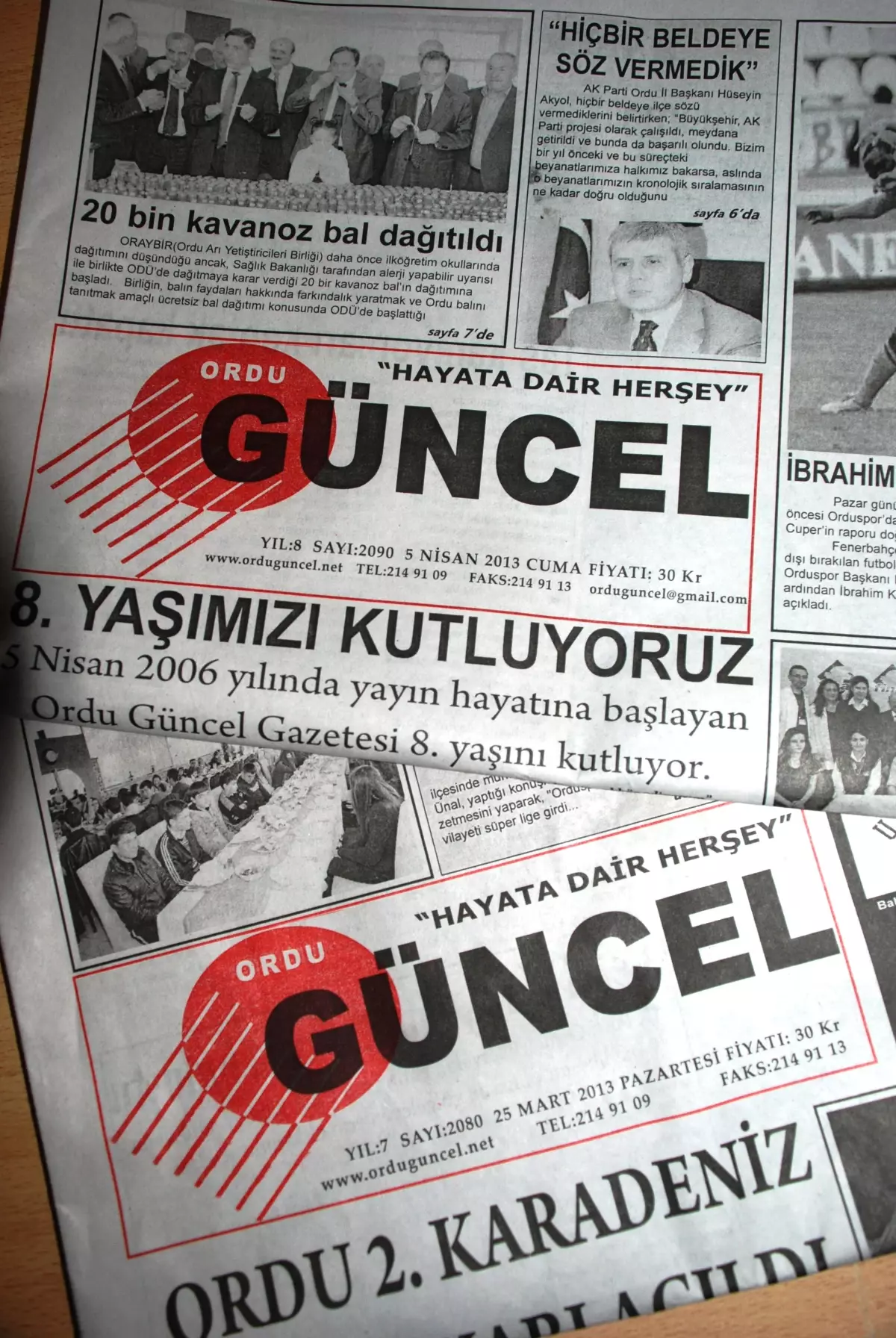 Güncel Gazetesi 8 Yaşında