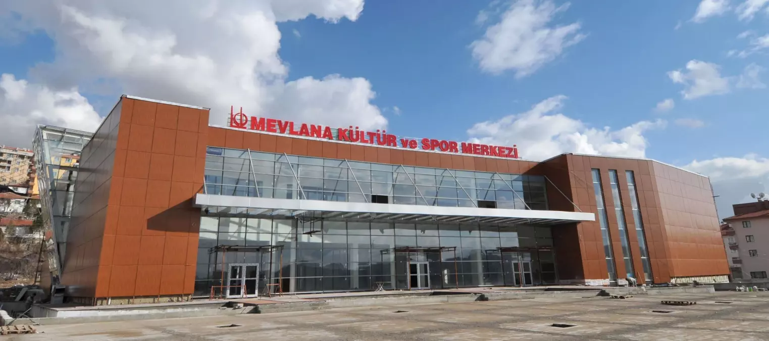 Mevlana Kültür Kongre ve Spor Merkezi Kapılarını Açmaya Hazırlanıyor