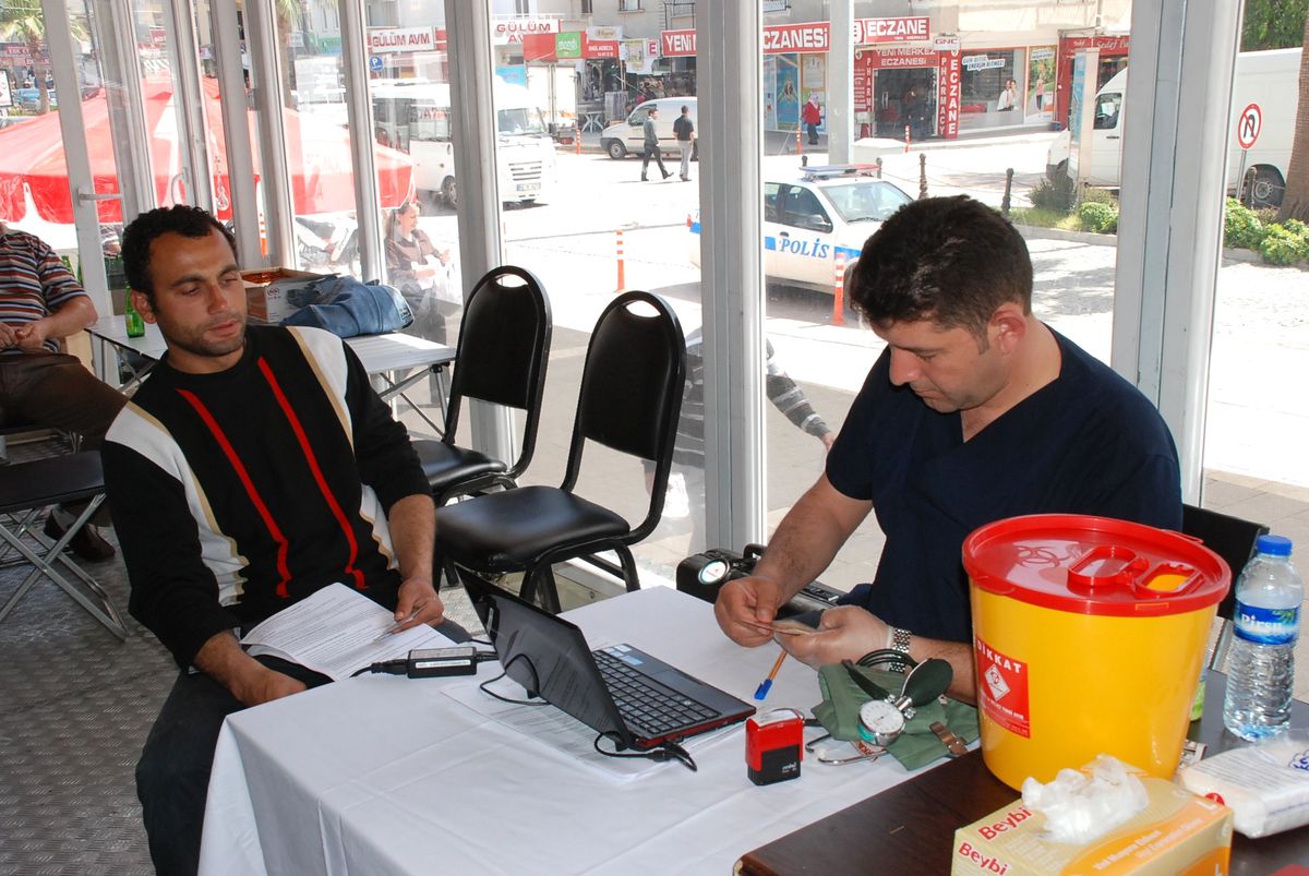 Didimliler Kan Bağışı Desteğini Sürdürüyor