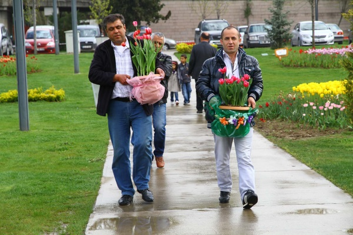 Lale Festivali Pazar Günü Sekapark\'ta