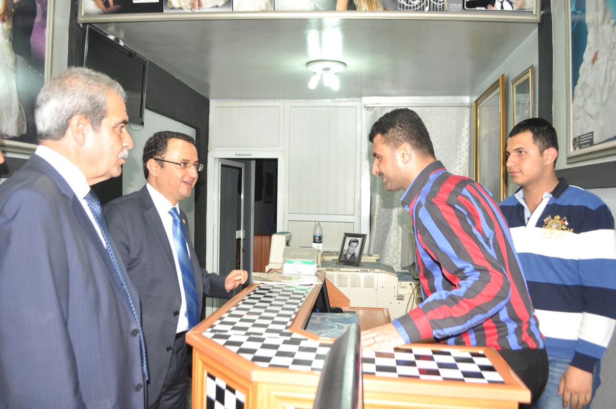 AK Parti\'li Kaçar, Haşimiye Esnafını Ziyaret Etti