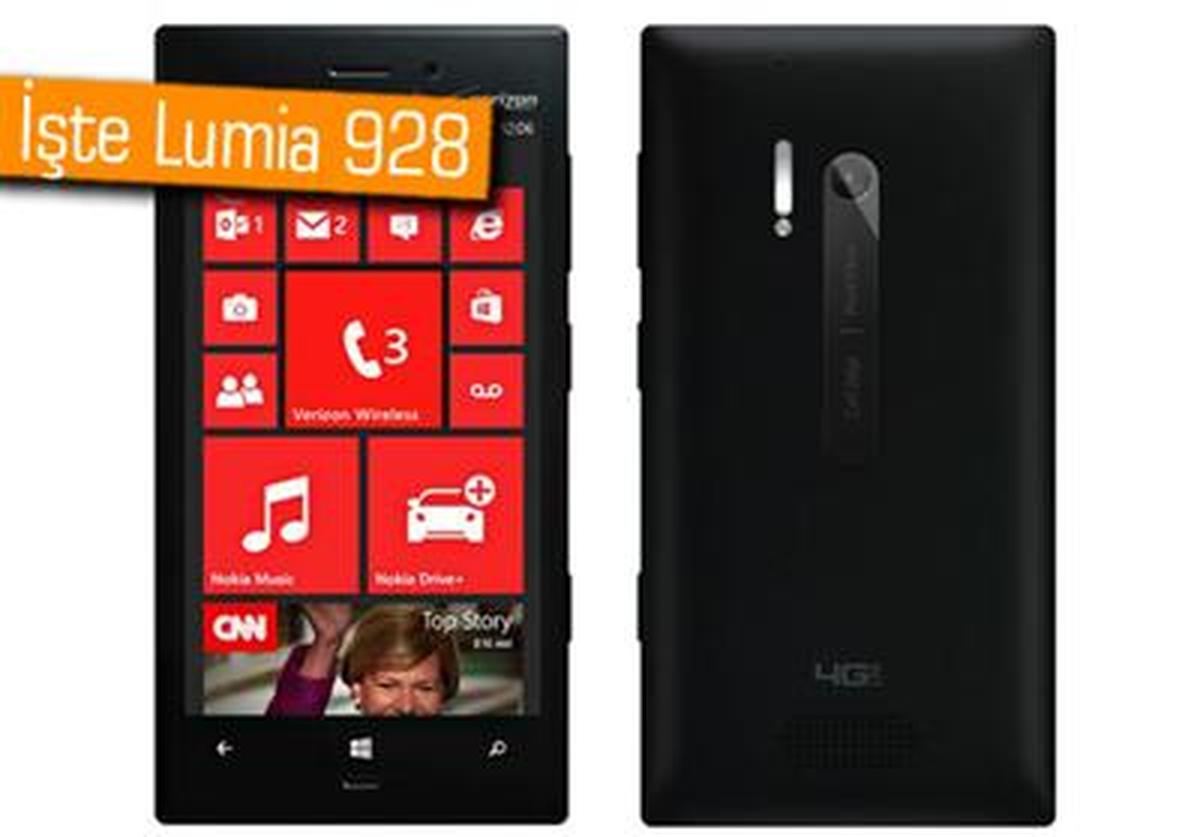 Nokia Lumia 928\'in Fotoğrafı Sızdı