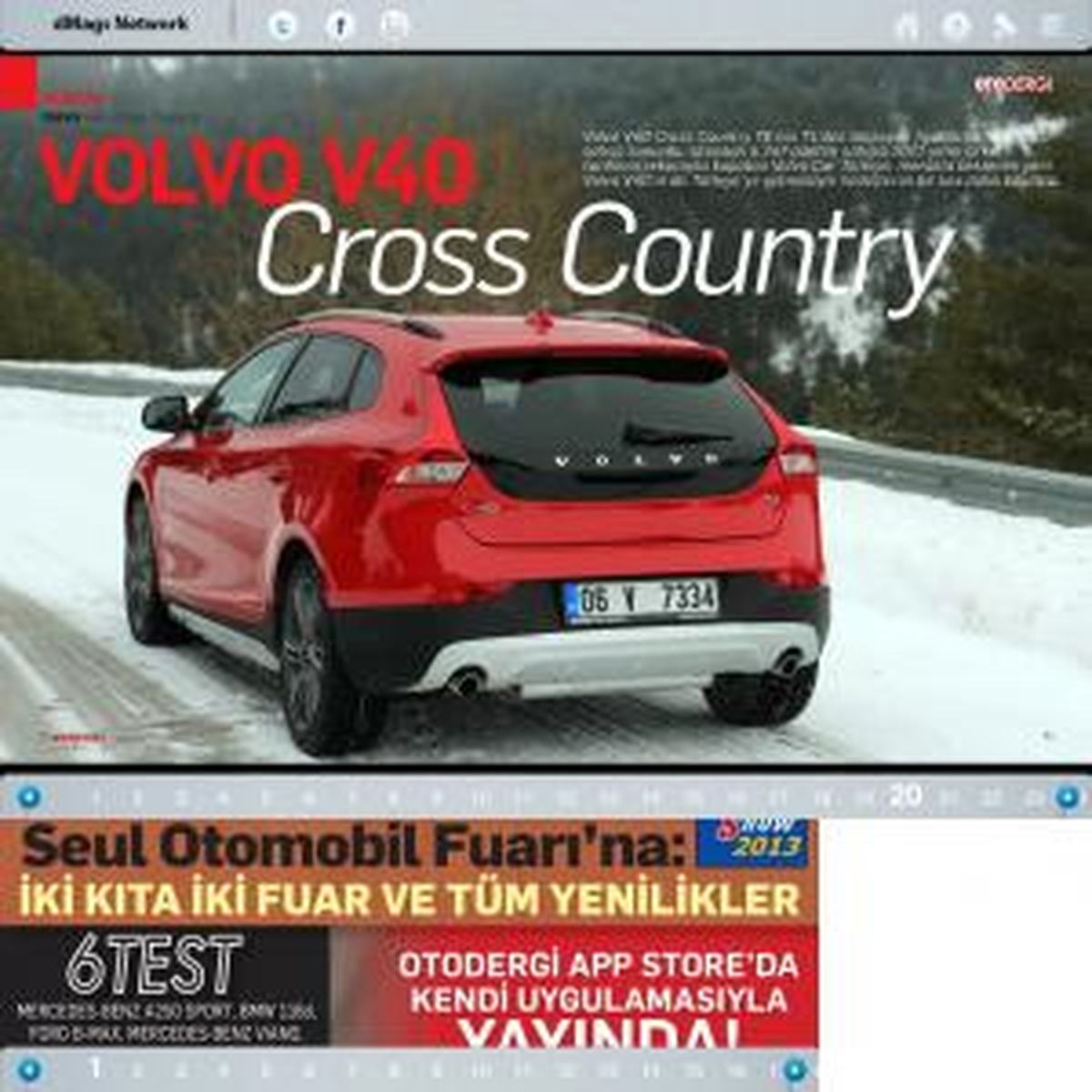Otodergi Nisan Sayısında: Volvo V40 Cross County Hakkındaki Herşey