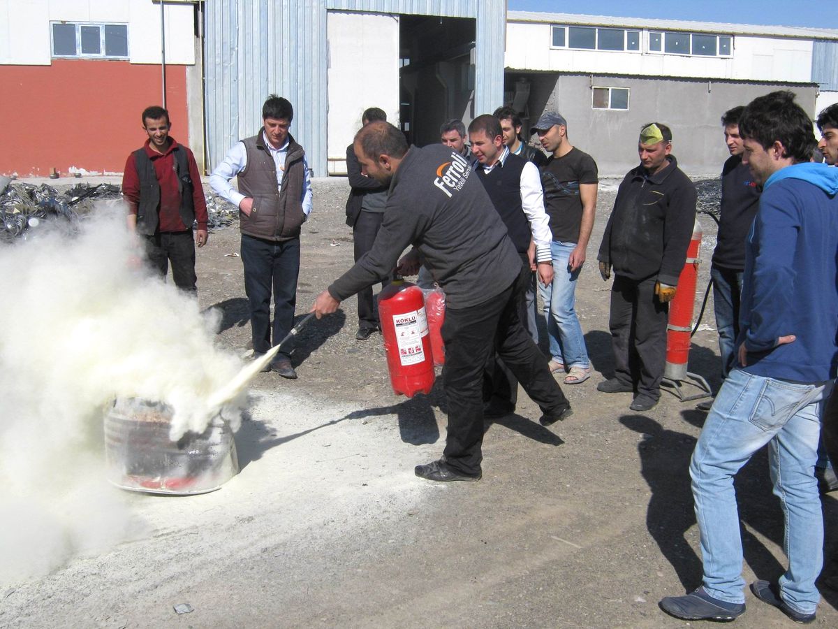 Yangın Eğitimleri Devam Ediyor