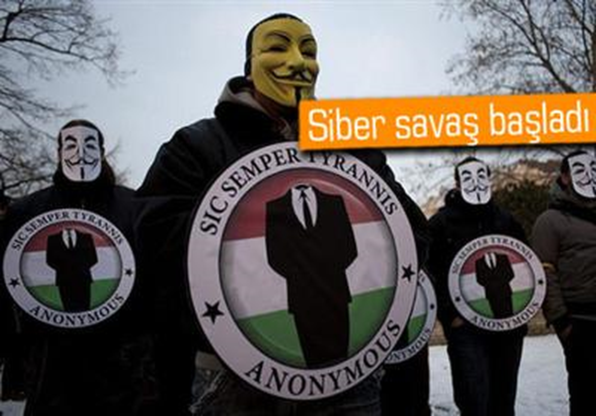 Anonymous, İsrail\'i İnternetten Silmek İçin Saldırılara Başladı