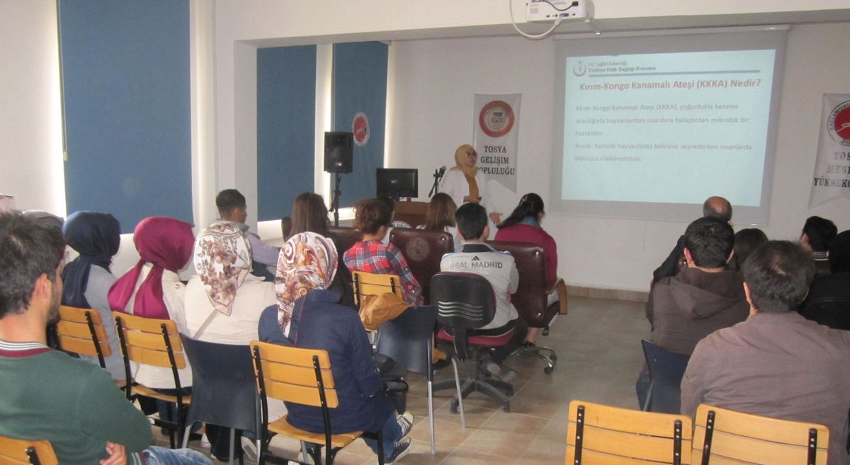 Tosya Myo\'da Kanser Bilgilendirme Semineri