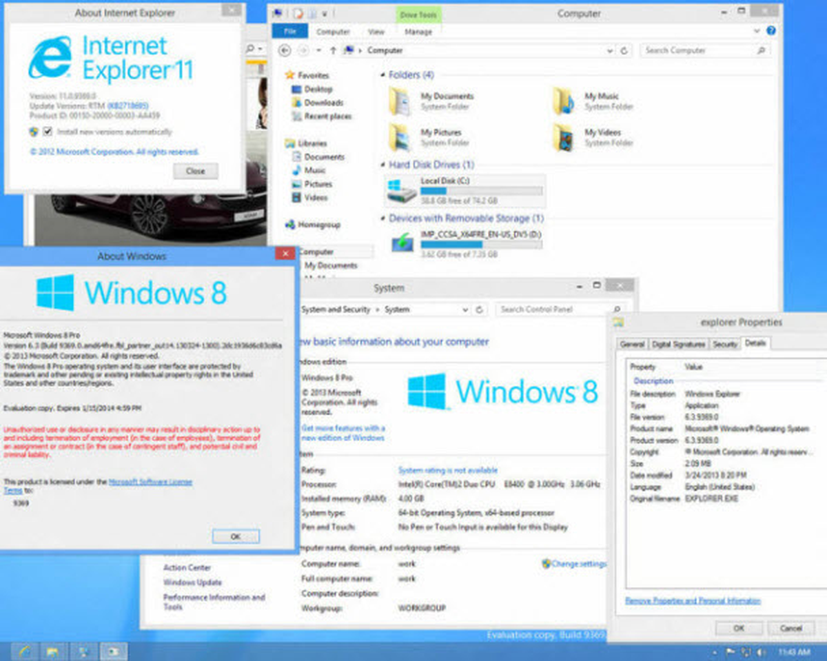 Windows 8.1\'den yeni görüntü!