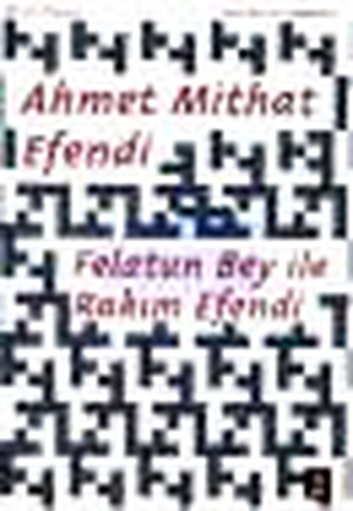 Felatun Bey ile Rakım Efendi Kitabı