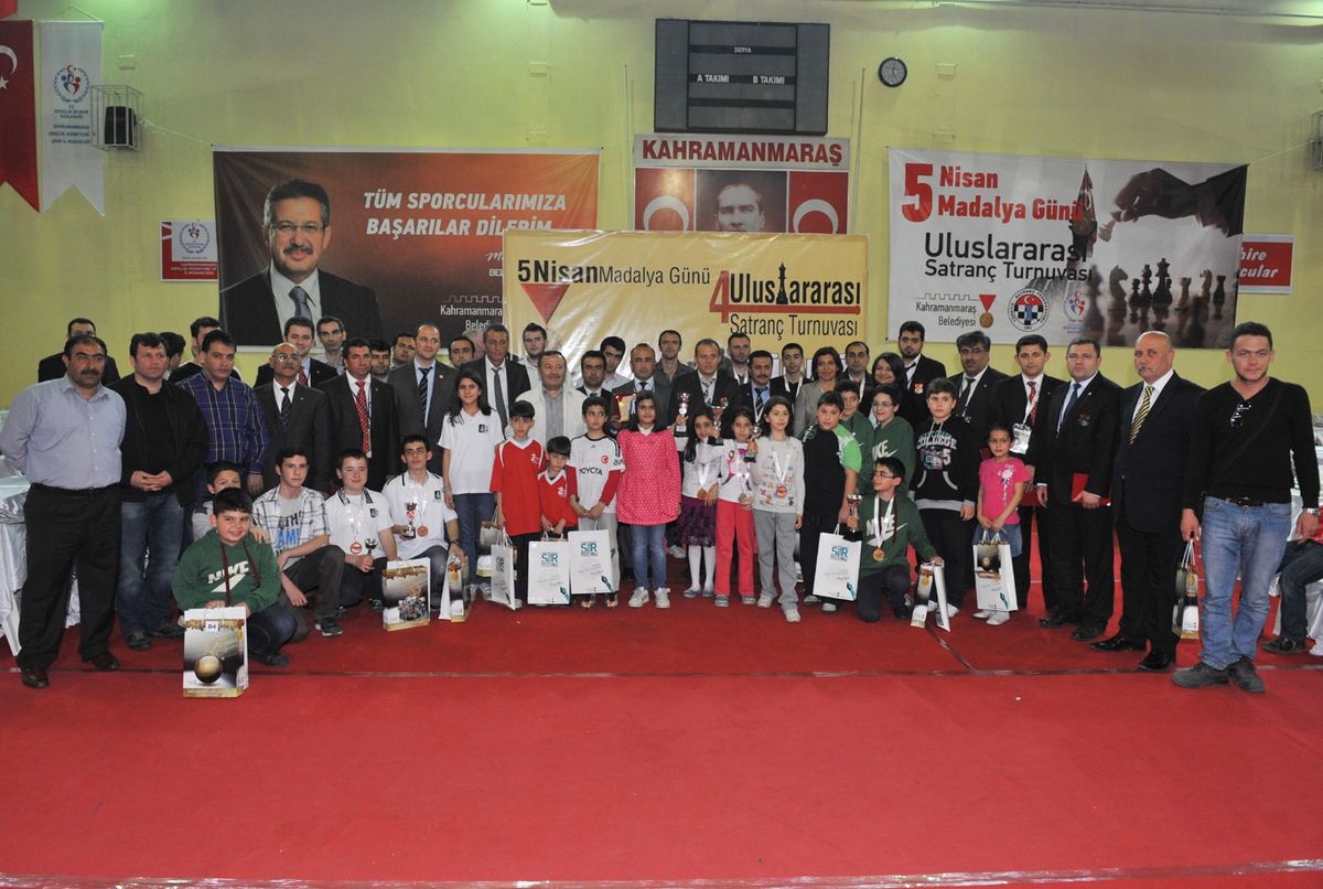 Kahramanmaraş\'ta Uluslararası Satranç Turnuvası