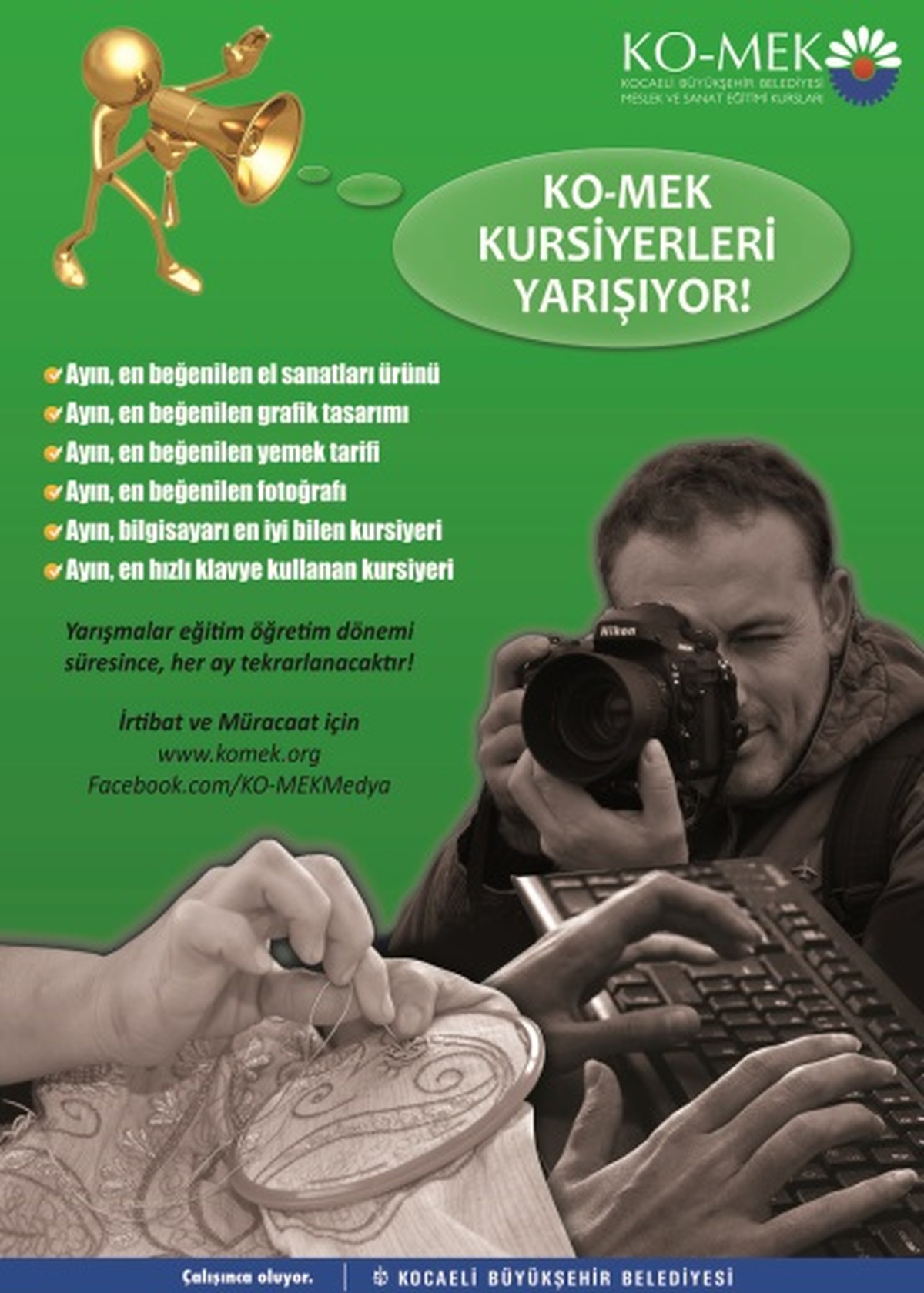 KO-MEK\'te Kursiyerler Yarışıyor