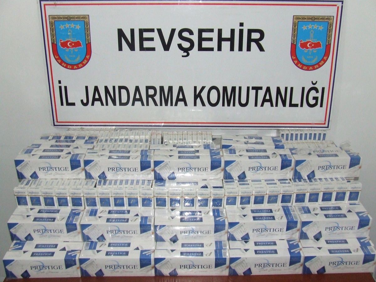 Nevşehir\'de 3 Bin 480 Paket Kaçak Sigara Ele Geçirildi
