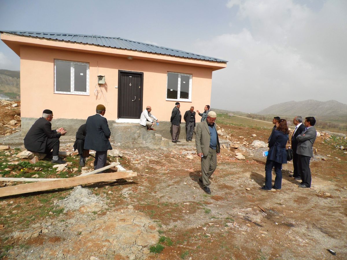 Sincik\'te Afet Konutları Tamamlandı