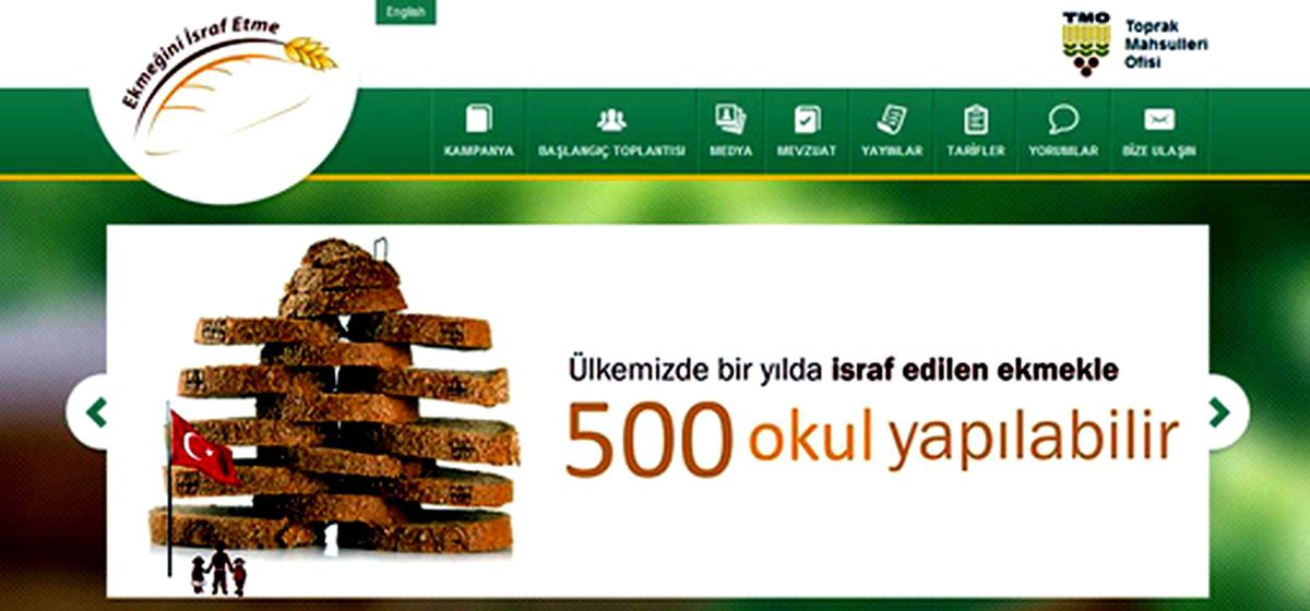 Tarım Teşkilatından Ekmek İsrafını Önleme Kampanyasına Destek