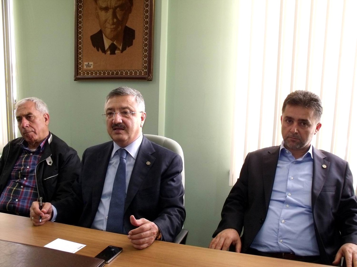 Türkiye Müteahhitler Federasyonu Başkanı Nacip Nasır Salihli\'ye Geldi