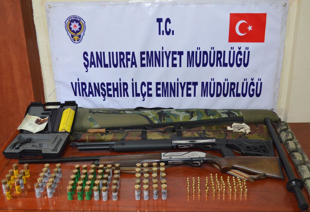 Viranşehir\'de 2 Av Tüfeği Ele Geçirildi