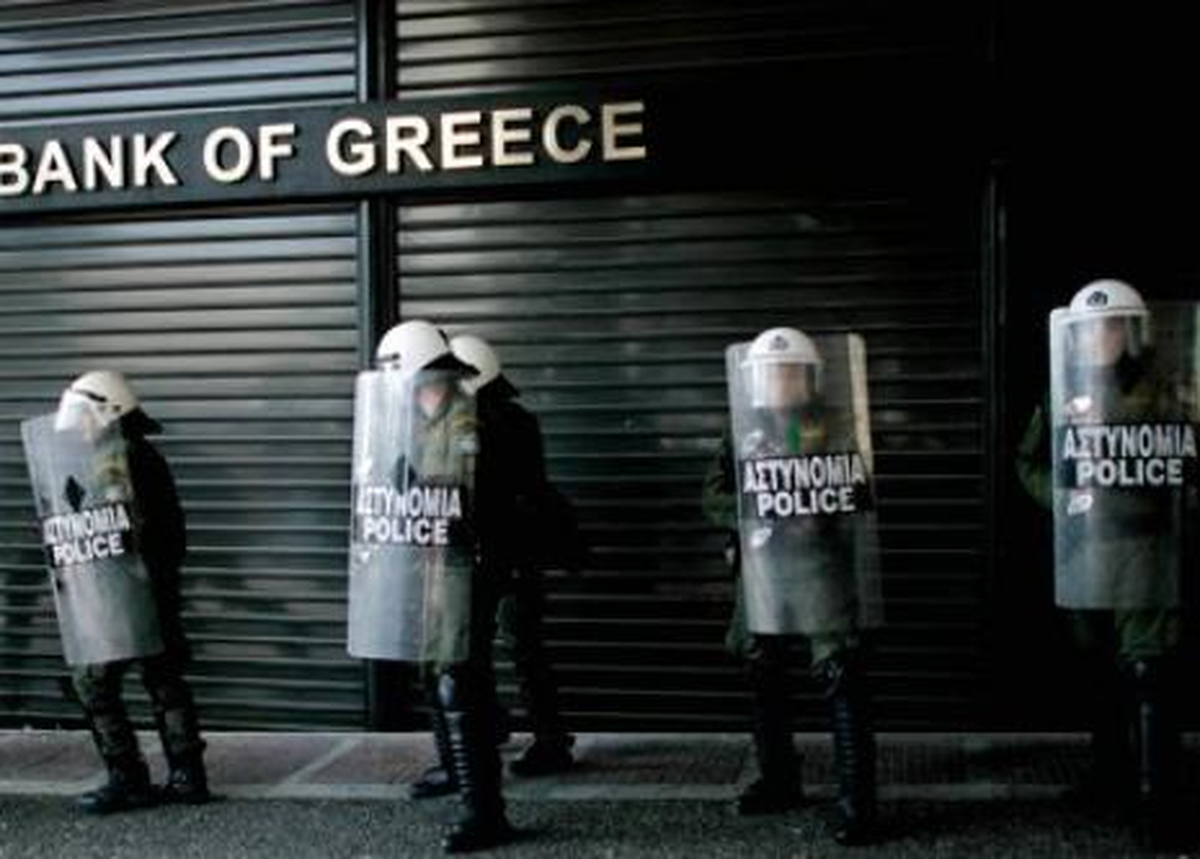 Yunan Bankalarında Deprem