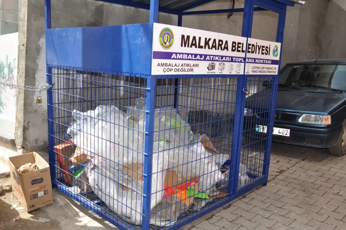 Ambalaj Atıkları Toplama Noktalarına Kafes Konuldu