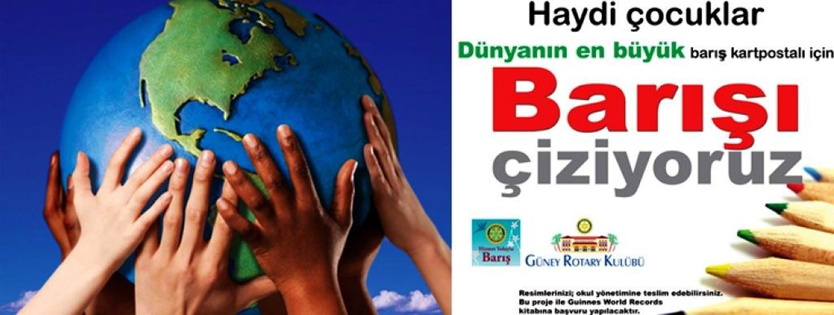 "Barış ve Sevgi" Temalı Resimle "Rekor" Denemesi